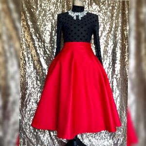 NWT H&M select store Gold Label midi skirt